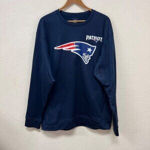 Majestic Men's NFL New England Patriots Logo Crewneck Sweatshirt Size XL